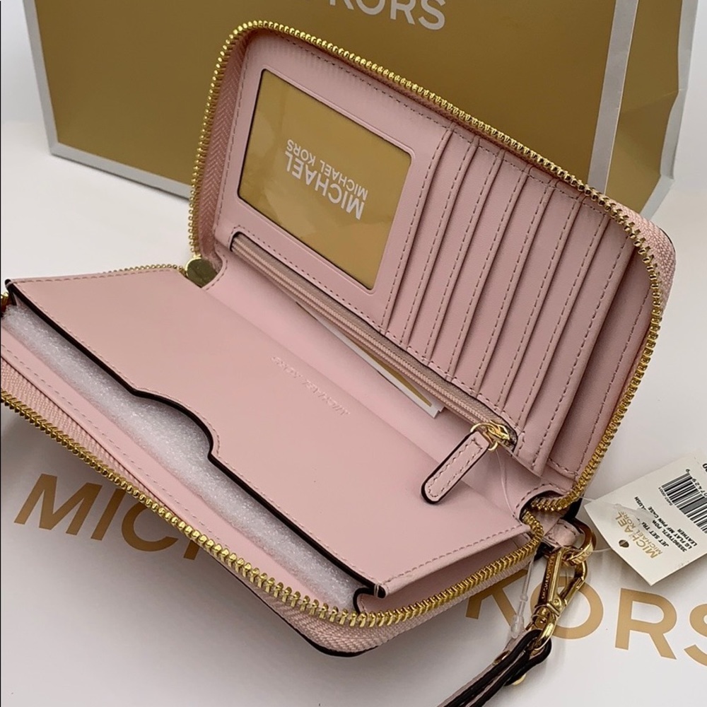 Michael Kors Jet Set Travel Phone Wallet Wristlet - Picture 3 of 16